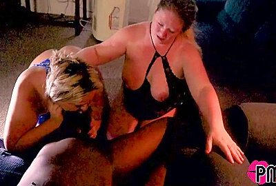 2 Pawgs Get Blaseted By Black Cock