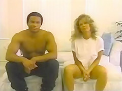 90’s Interracial blonde taking a BBC