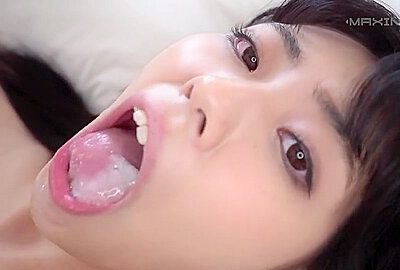 Asian teen 18+ Swallows Cum After Riding Cock And Gettin