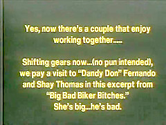 BBW biker chick Shay Thomas gets her asshole reamed