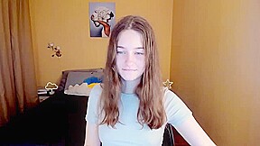 Busty petite skinny teen 18+ babe webcam solo tease