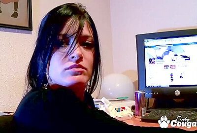 Dark Haired Lady Lana Fever Gagging And Getting Laid