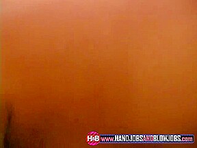 Hot spex slut jerking off rock hard dick