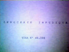 Innocence Impudique – 1981