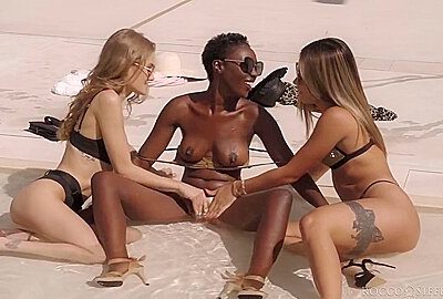 Martina Smeraldi Interracial Gangbang