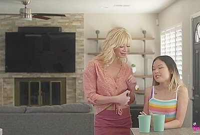 Serene Siren & Lulu Chu – Milf Hungers For Stepdaughters Friend