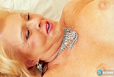 77-year-old Desiree Uses Up A 27-year-old Cock