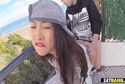 Amazing Asian Fucked At Public Beach