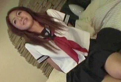 Busty School Girl Enjoys It Hard