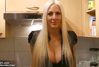 Hot Blonde Milf With Big Round Boobs Lena Lay Stroke