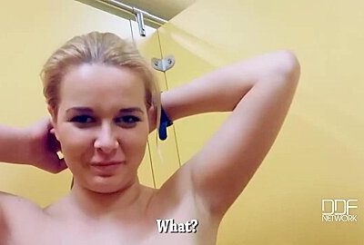 Nikky Dream In Natural Tit Blonde Delivers Debut Pov Blowjob