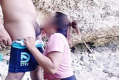 Quick Risky Beach Fuck Pinay – Kantutan With Nature Sarap Ng Tamod