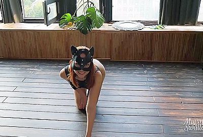 Submissive Cute Kitten Knows How To Use Use Her Tongue. Ass Worshiping